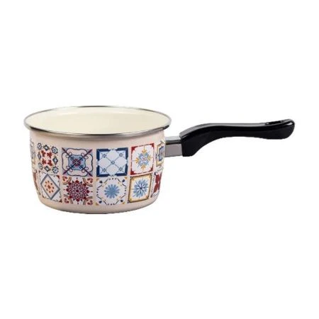 Ковш 1,9л эмаль ПОРТО империал без крышки 16см бакелит.ручка (4)