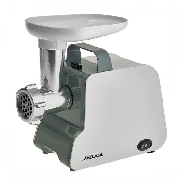 Мясорубка электрическая нерж.сталь АКСИНЬЯ КС-2007С белый с серым 2000Вт насадка для томата (4)