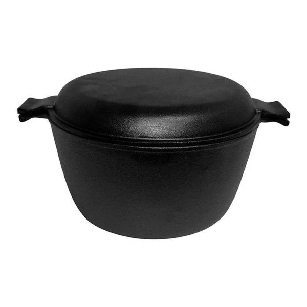 Кастрюля 2,2л чугун с крышкой-сковородкой 0,8л CC-20/30 (4)