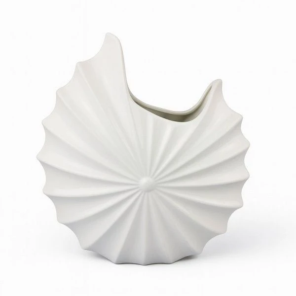 Ваза для цветов 28см керамика белая JC-16107 (12)