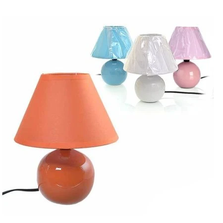 Лампа настольная с абажуром 22см керамика Е14 A001 (40)