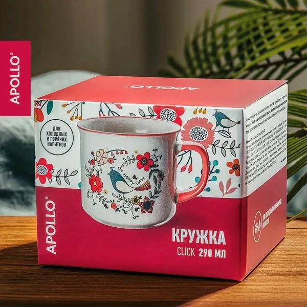 Кружка 290мл фарфор Click CLK-290 (24)
