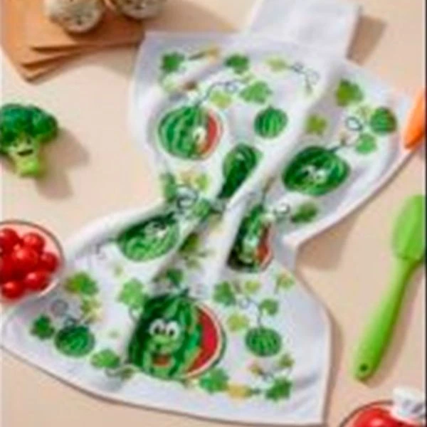 Салфетка кухонная 34*48см микрофибра Арбузик 4213196-3