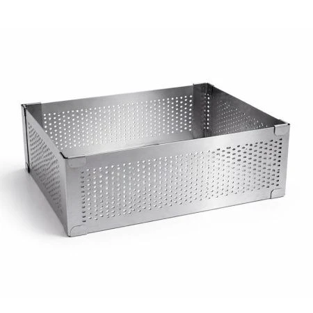 Форма кулинарная разъемная нерж.сталь 16-30см h8см Квадрат 303г (72)