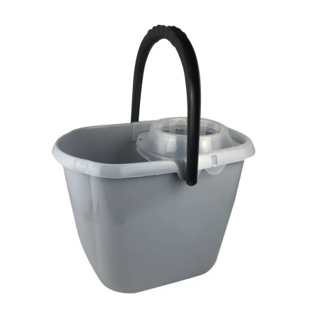 Ведро с отжимом 13л Etna прямоугольное серое (14) 221219035/03