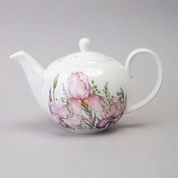 Чайник 1100мл 22,5*15 *7см фарфор IRISES (6)