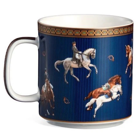 Кружка 400мл фарфор Horse club (36)