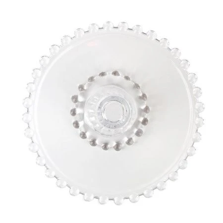 Блюдо 21*21*11,5см стекло Gocciolina на ножке (12)