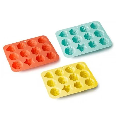 Форма для выпечки 12 ячеек 21*16*2,4см силикон Truffle TRF-01-VT