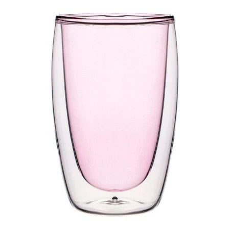 Стакан 450мл 8,5*14,5см стекло двойные стенки Double-wall (48)
