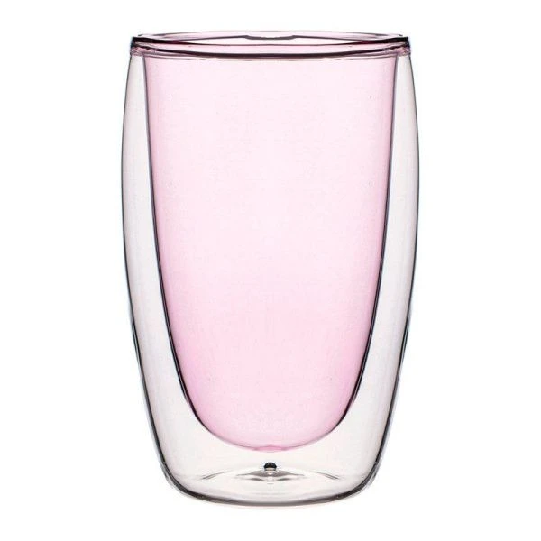 Стакан 450мл 8,5*14,5см стекло двойные стенки Double-wall (48)