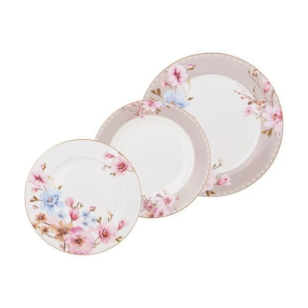 Сервиз обеденный 18пр 20/25/20см фарфор ОНФЛЕР (2)