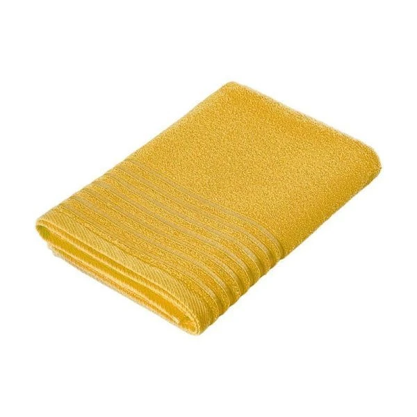Полотенце махровое 30*50см Бриз желтый ВЫВОД