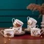 Чайный набор 12пр фарфор ОХОТА на 6 персон 300мл (8)