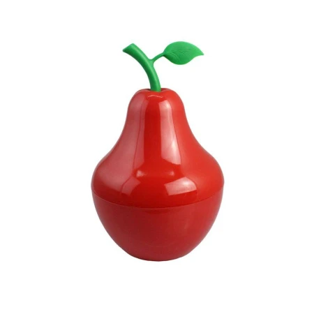 Ваза ГРУША пластик красная (56)