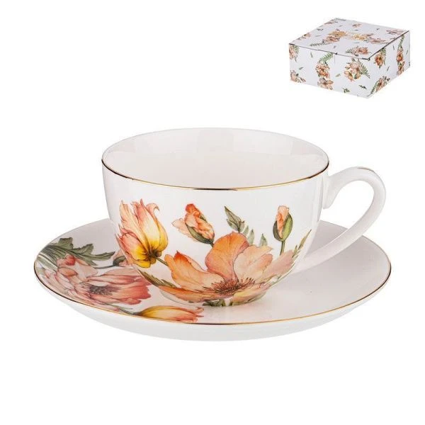 Чайный набор 2пр фарфор Sense на 1 персону 280мл (36)