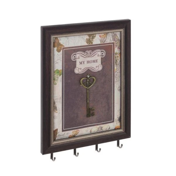 Ключница 22*3*30см дерево/металл (24)