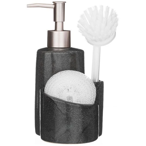 Дозатор для моющего средства с губкой и щеткой (24)