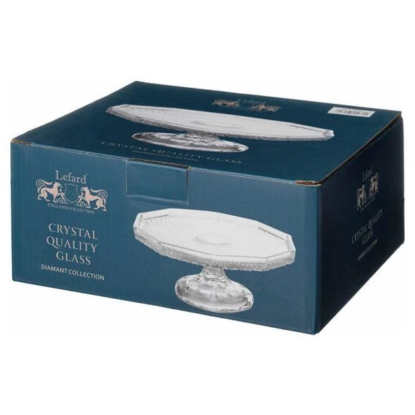 Тортовница 19,5*7,5см стекло DIAMANT (12)