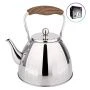 Чайник заварочный 1л нерж.сталь подвиж.ручка soft touch с имит.дерева, капс.дно (12)