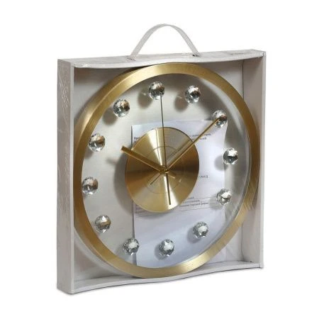 Часы настенные 30*4см металл золото EG7755EG (12)