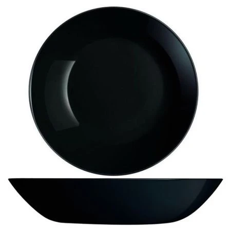 Тарелка глубокая 20см стеклокерамика ДИВАЛИ ЧЕРН суповая Р0787 (24)