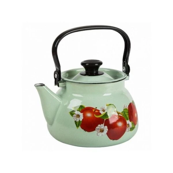 Чайник 3л эмаль салатовый сферический 42115-123/6 (4)