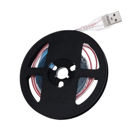 Фитолента светодиодная мультиспектральня 3м,5В,SMD5050, IP20, 10,3Вт,60 LED/м, USB Luazon (100)