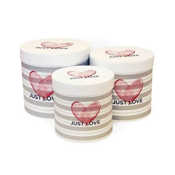 Коробка подарочная Цилиндр Just love 212x195