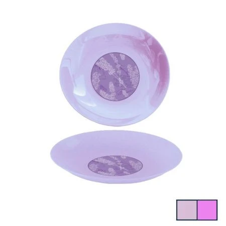 Тарелка пластм.190мм ЛАВАНДА PASTEL (35)