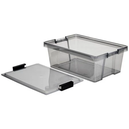 Контейнер для хранения 7,5л пластик ХЕНДИ черный прозрачный (17)