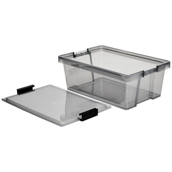 Контейнер для хранения 7,5л пластик ХЕНДИ черный прозрачный (17)