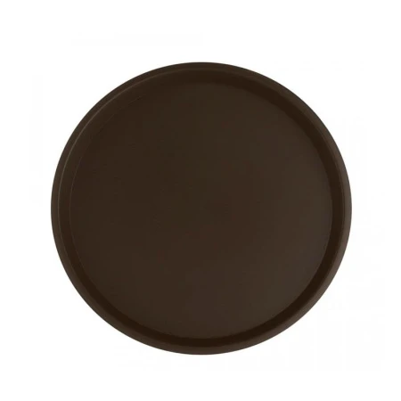 Поднос 41см пластик прорезиненный черный круглый КТ-АП-5КЧ (25) Поднос 41см пластик прорезиненный черный круглый КТ-АП-5КЧ (25)