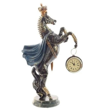 Фигурка Лошадь с часами D5см (LR44x1) L22 W11 H39,5 см