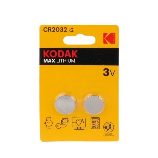 Батарейки набор 2шт Kodak CR2032-2BL (30/120)
