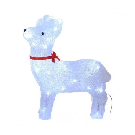 Фигурка новогодняя световая Олень 21*8*29см работает от сети (18)