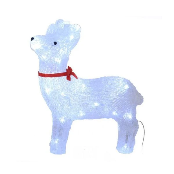 Фигурка новогодняя световая Олень 21*8*29см работает от сети (18)