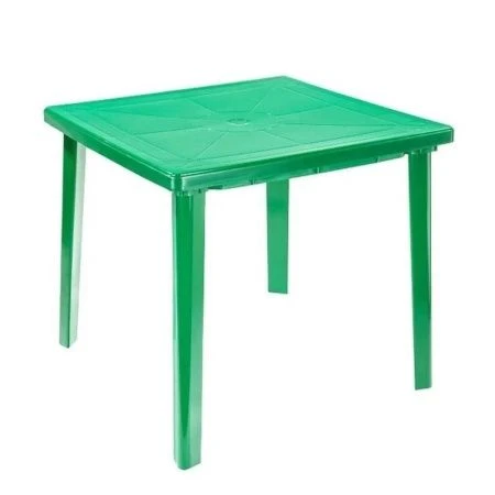 Стол квадратный 80*80см пластик зеленый А019