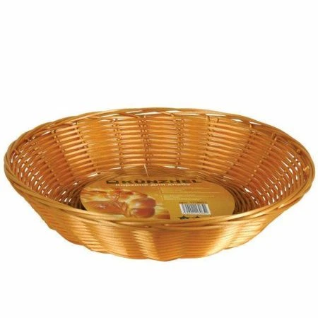 яяяКорзинка плетеная 23*6см пластм. для хлеба 170651 (120)