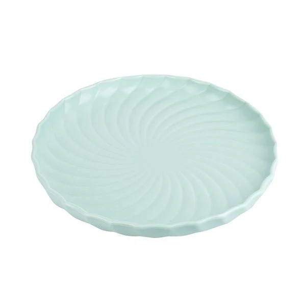 Тарелка мелкая 21см фарфор Fresh Taste. Light green обеденная (32)