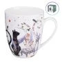Кружка 430мл фарфор ЛАВАНДОВЫЕ КОТЫ (24)