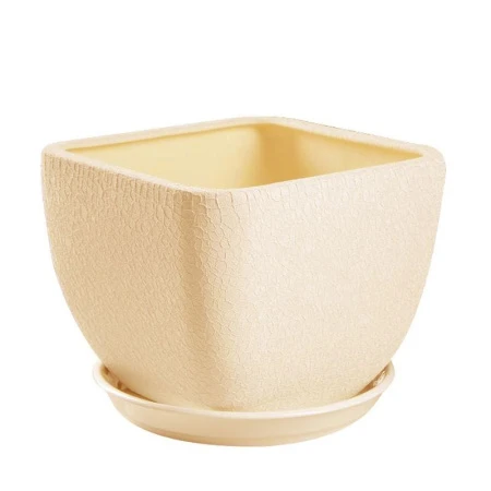 яяяГоршок цветочный керамика Ноктюрн №1 11,5л шелк беж