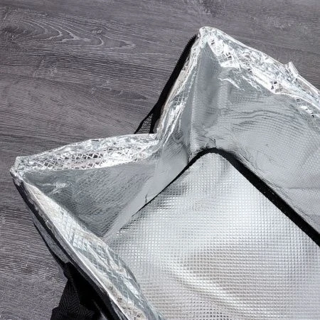 Термосумка 22л 33*25*27см текстиль темно-серая DFB12822dark-grey (50)