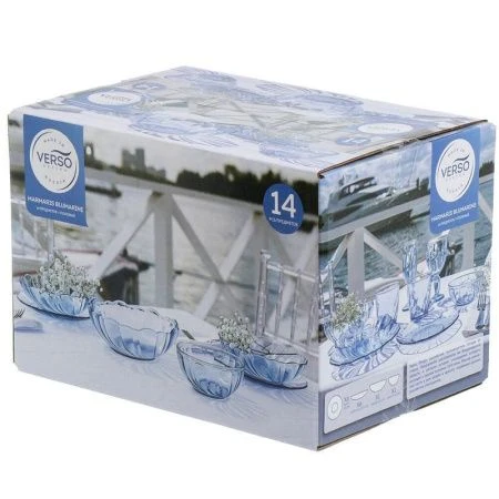 Столовый набор 14пр стекло MARMARIS BLUMARINE (1) Столовый набор 14пр стекло MARMARIS BLUMARINE (1)