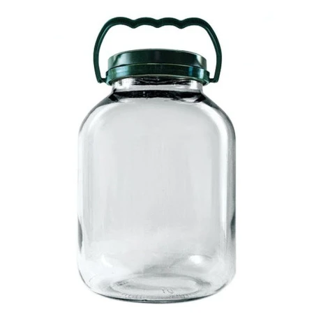 Банка стеклянная 5000мл (крышка ТВИСТ ОФФ 110мм) 1,35 с крышкой А121,III-8-110 (4)