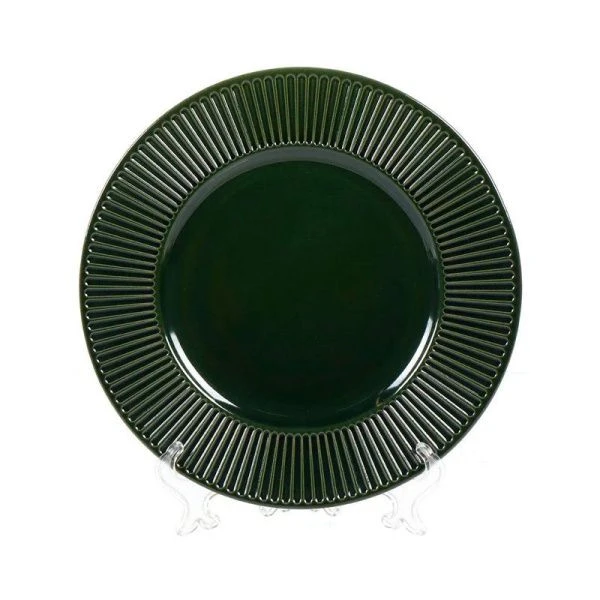 Тарелка мелкая 22см керамика EMERALD GREEN десертная DMD033 (12)