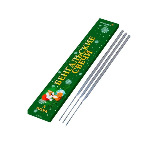 Бенгальские огни набор 8шт 21см Maxsem горение 60сек. 0996 (288) Бенгальские огни набор 8шт 21см Maxsem горение 60сек. 0996 (288)