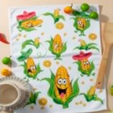 Салфетка кухонная 34*48см микрофибра Кукуруза 4213197- 3