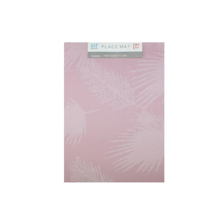 Салфетка сервировочная 30*45см ПВХ ПЕРО розовая (240)
