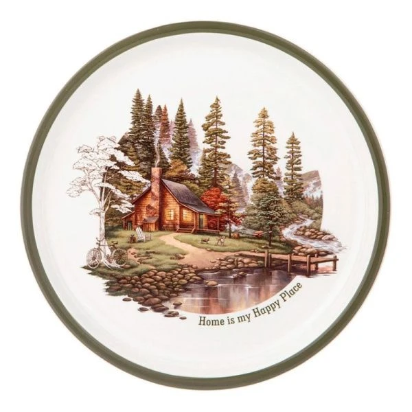 Тарелка мелкая 26см фарфор обеденная Family House (2/18)